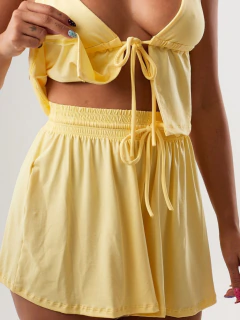 SH002 - Short Soltinho - Amarelo Candy na internet