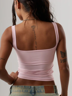 BL052 - Blusa Basic - Rosa Candy na internet