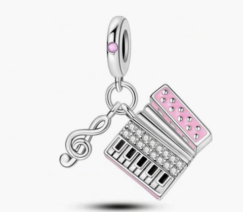 Charm musica rosa