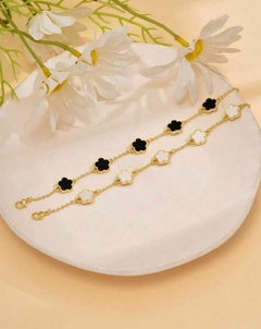 pulsera flor dorada - comprar online