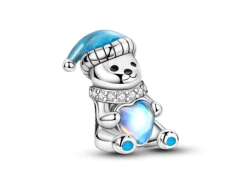 Charm teddy azul