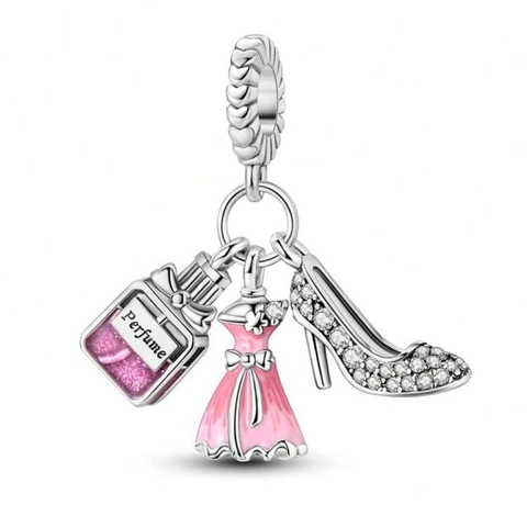 Charm perfume-vestido-zapato