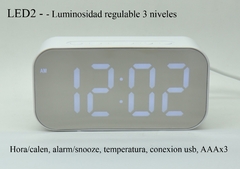 Despertador Led2