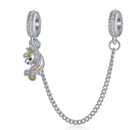 Charm doble unicornio