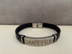 Pulsera de cuero personalizada