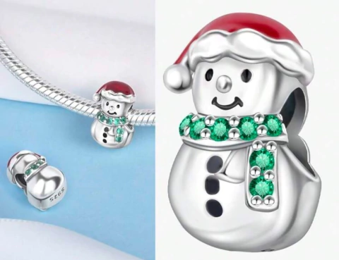 Charm muñeco de nieve