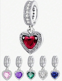 Charm corazon piedras - comprar online