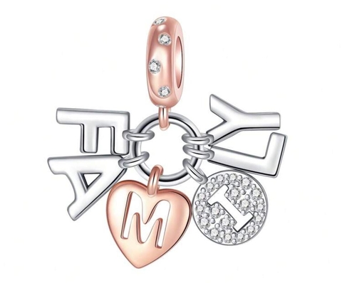 Charm family rose gold