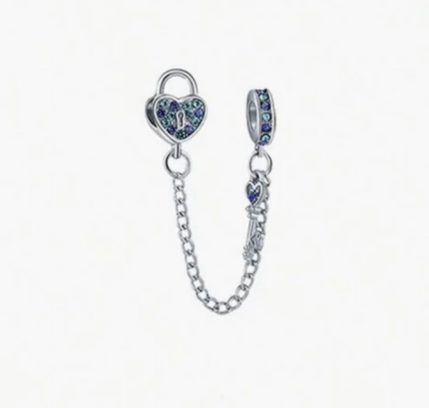 Charm doble azul