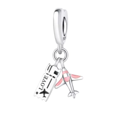 Charm viaje rosa