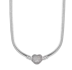 Cadena Base Corazon brillos - comprar online