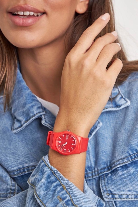 Reloj analogo de malla de goma DA356 DAKOT