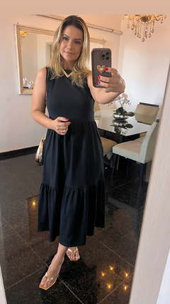 Vestido Lua cavado - comprar online