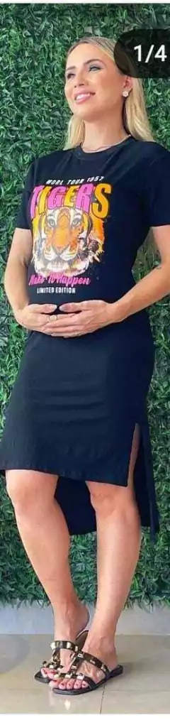 VESTIDO MIDI TIGERS na internet