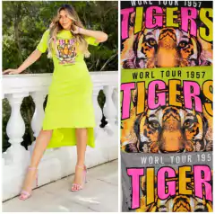 VESTIDO MIDI TIGERS - comprar online
