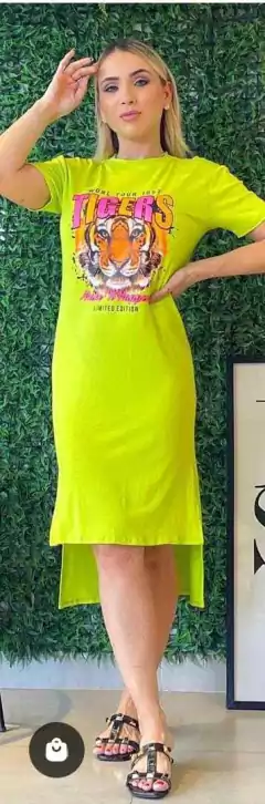 VESTIDO MIDI TIGERS