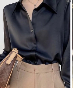 Camisa seda importada na internet