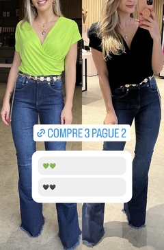 Blusa Transpassada JUJU - comprar online
