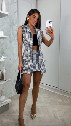 Conjunto Maisa estampa Pied Poule