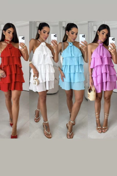 VESTIDO camadas LAGUNA - Ella Deluxe