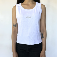Musculosa Blanca Unisex - tienda online