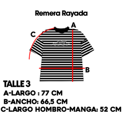 Remera Oversize Rayada Neoweird - tienda online