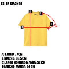 Remera con cuello HB Amarilla