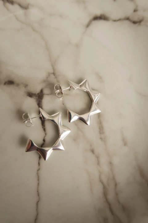 Brinco Argola Jade Prata - comprar online