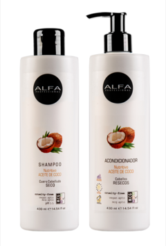 PROMO NUTRITIVA 2 pasos - Cabellos Resecos - ACEITE DE COCO - comprar online
