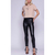 Calça Vicky Couro Pelica com Malha - comprar online