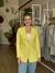 BLAZER ALONGADO LINHO AMARELO - BBVA Confecções