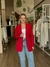 BLAZER ALFAIATARIA VERMELHO - comprar online