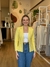 BLAZER CLÁSSICO LINHO AMARELO