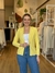 BLAZER CLÁSSICO LINHO AMARELO - loja online
