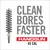 Bore Max Speed Clean Upgrade para - .45 CAL - Contém uma escova para calibre .45CAL