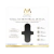 TOALLITA MENSTRUAL VEDETINA X 2 (NEGRA LISA)