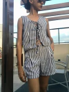 Conjunto Colete Alfaiataria Listras - comprar online