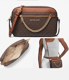 Bolsa Crossbody Michael Kors Jet Set Logo Corrente - comprar online