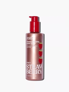 Strawberry óleo corporal iluminador - Pink Victoria’s Secret