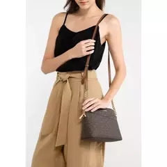 Bolsa Transversal Michael Kors Jet Set Crossbody Brown Monograma na internet