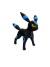 Figura Pokémon Impresión 3D Umbreon Shiny Chico
