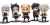 Figuras Demon Slayer Gashapon Pilares