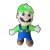 Peluche Nintendo Mario Bros Luigi - comprar online