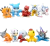 Figuras Digimon Gashapon 4-5 CM