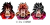 Sticker 3D Dragon Ball Vegeta, Gogeta y Goku - comprar online