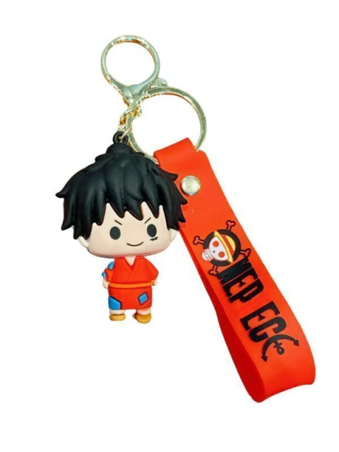 Llavero Goma One Piece Luffy Wano - comprar online