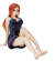 Figura Bleach Orihime Inoue Sentada