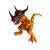 Figura Digimon Greymon 12cm