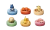 Figuras Pokemon Gashapon Acostados en Almohada/Puf - comprar online