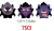 Sticker 3D Pokemon Gastly, Haunter y Gengar - comprar online
